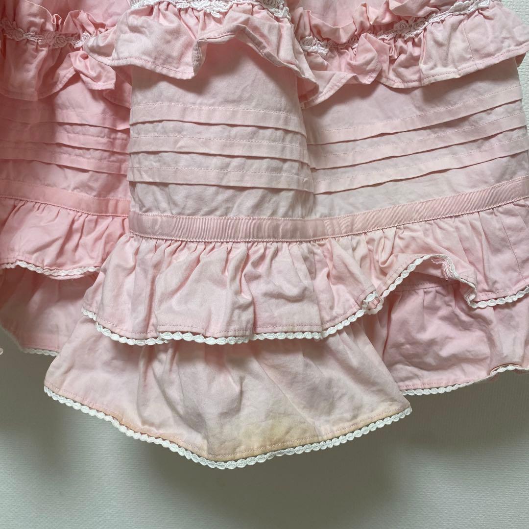 BABYTHE STARSSHINEBRIGHTピンクジャンパースカート難あり