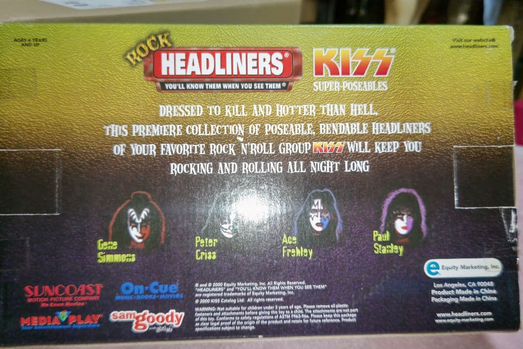特撮 kISS SUPER -POSEABLES ROCK HEAD LINERS