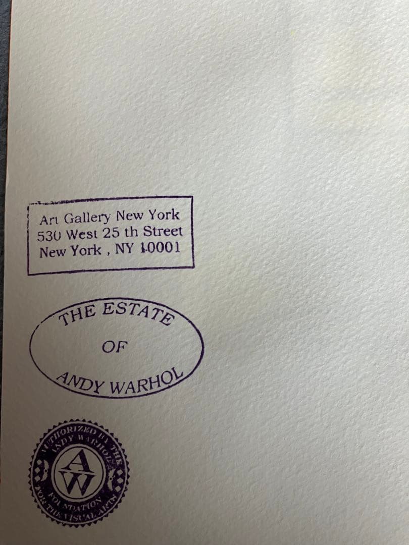 アンディウォーホル　水彩画　3 ブランドオマージュ