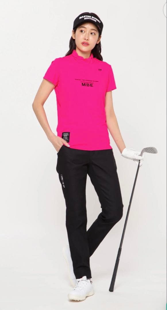 マスターバニーエディショントリコット半袖ハイネックカットソー新品ピンクSサイズ0