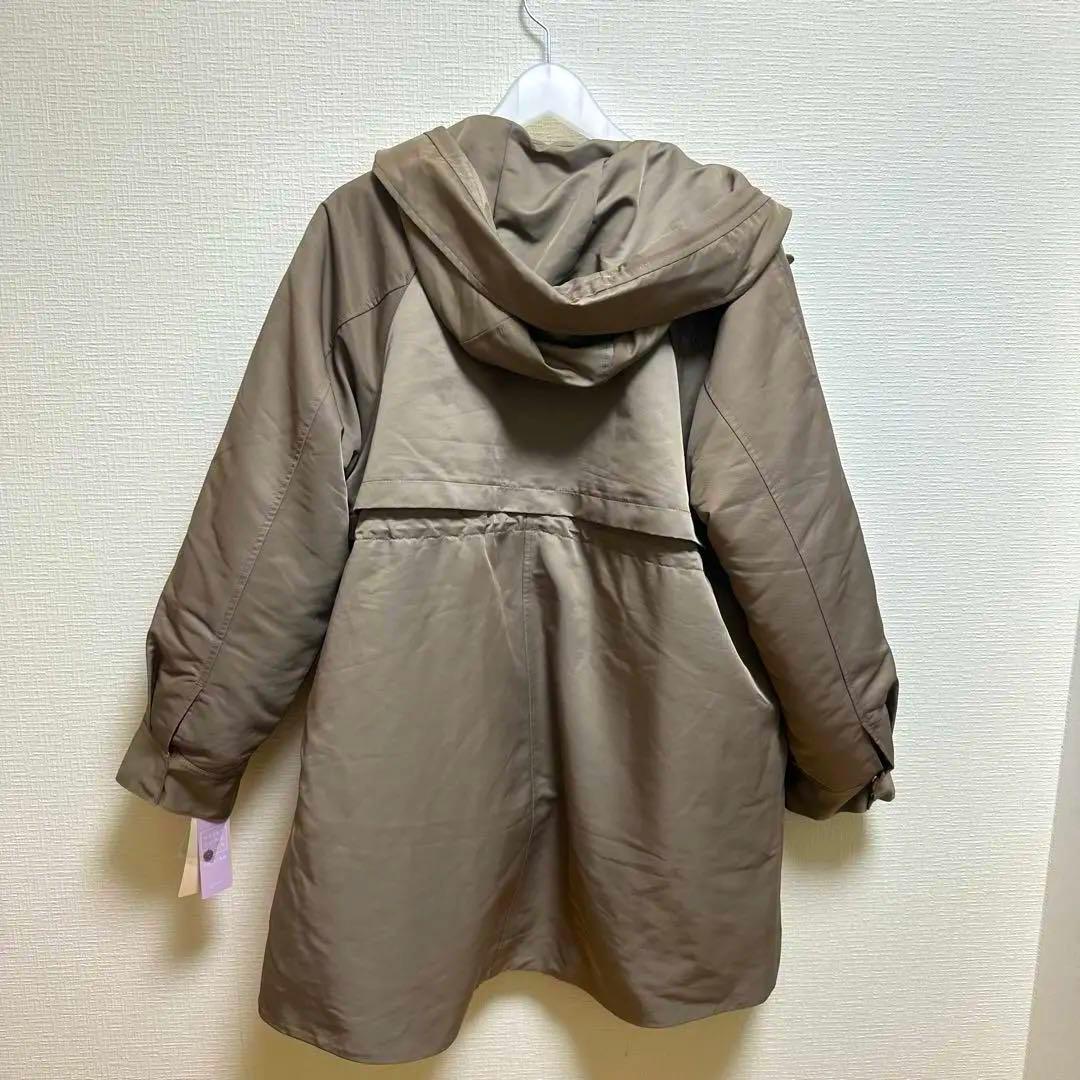 今季秋冬新作　grove ボアライナー付きモッズコート LL