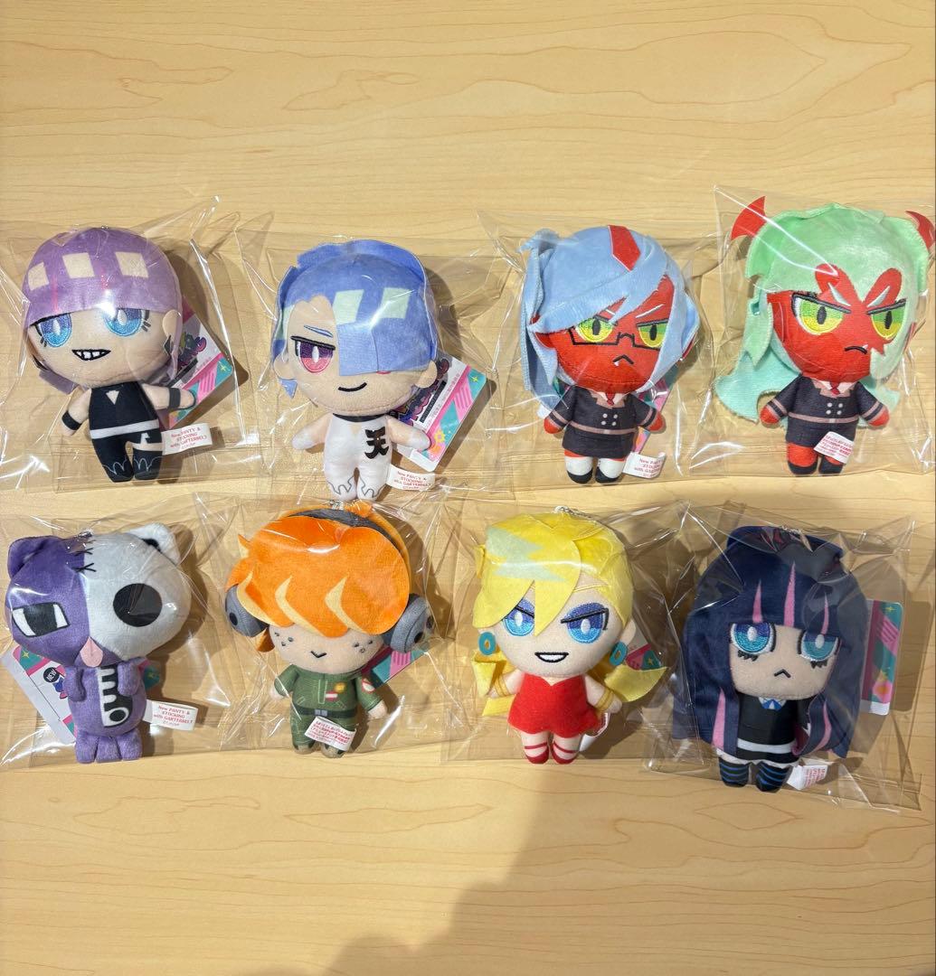 パンティ&ストッキング　ちまっとさん　ぬいぐるみ　全8種コンプリートセット