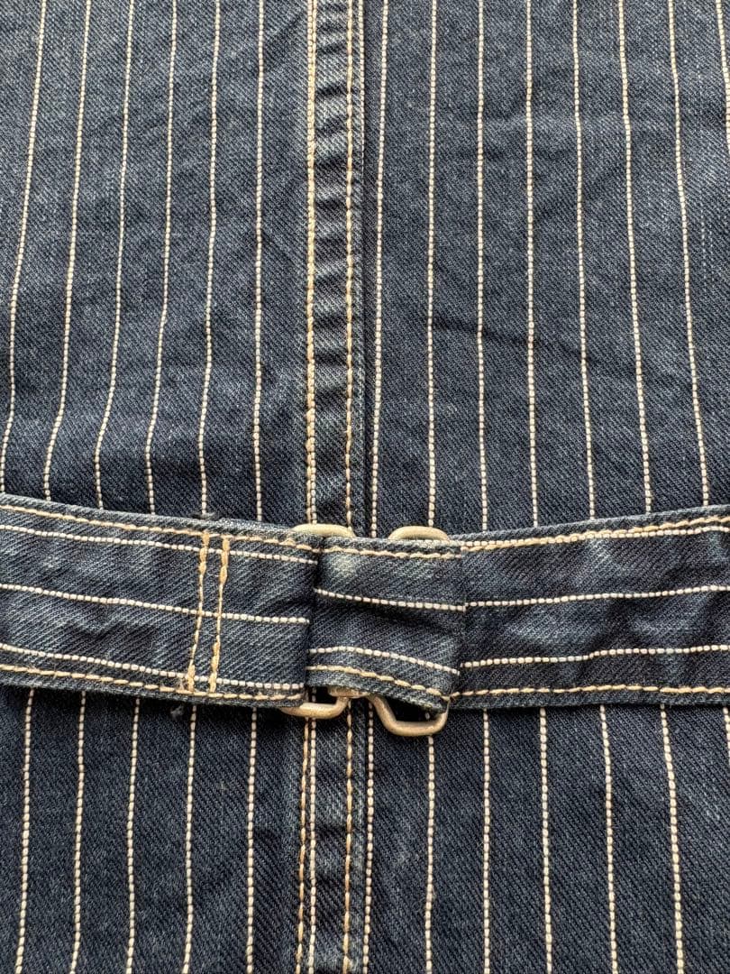 Schott ヒッコリーデニムベスト S