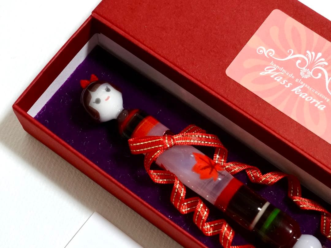 Glass kaoria-こけしGIRL もみじちゃん