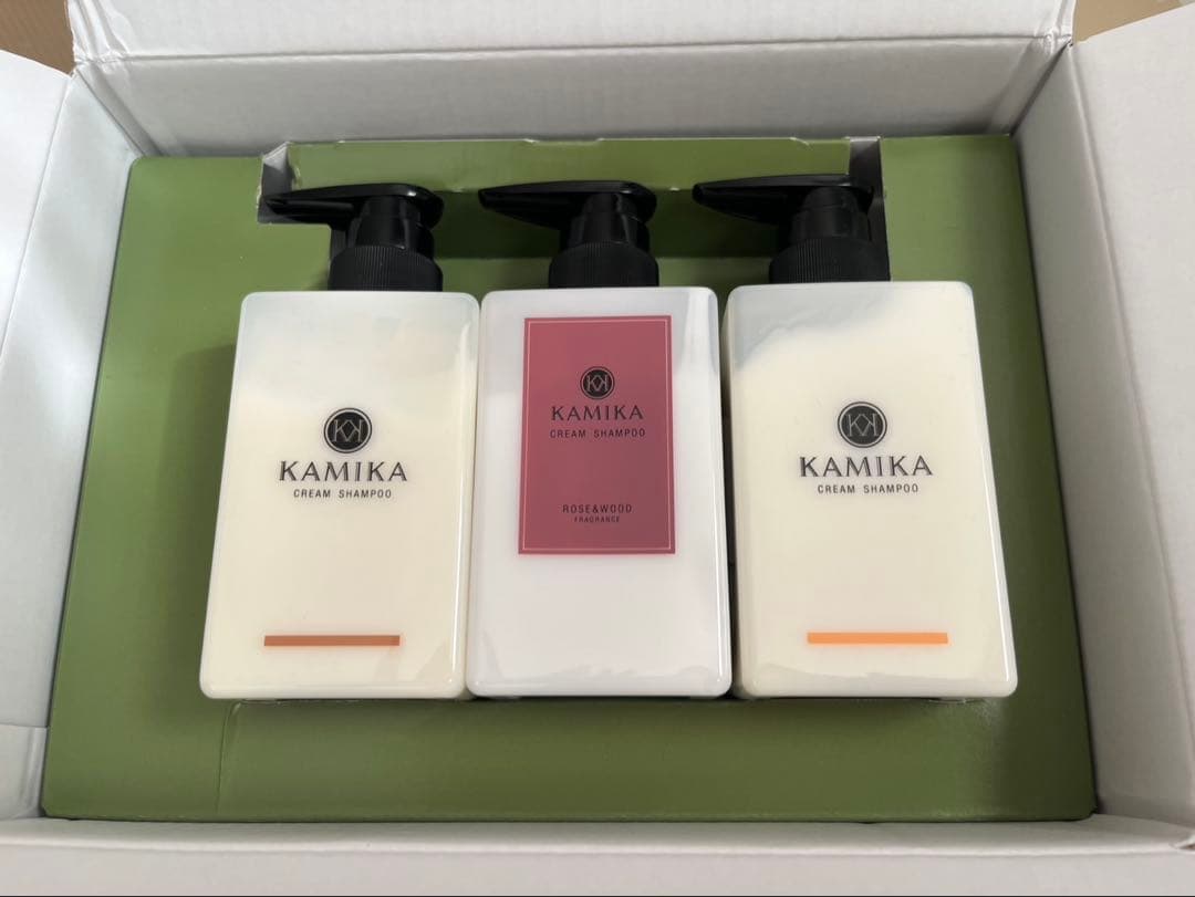 ク*ん様 KAMIKA クリームシャンプー 3本セット　値下げ中