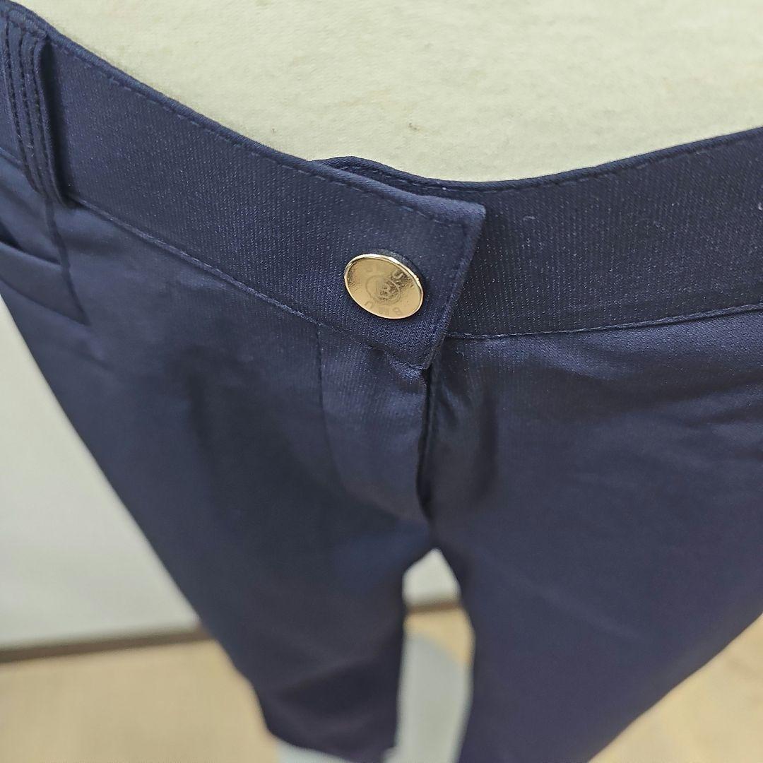 ネイビー フレアパンツ レディース