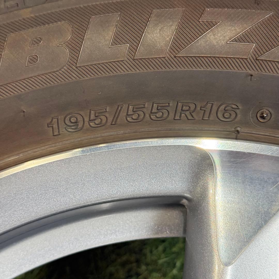 サ　4本送料込み　195/55R16 87Q CR-Z純正アルミ