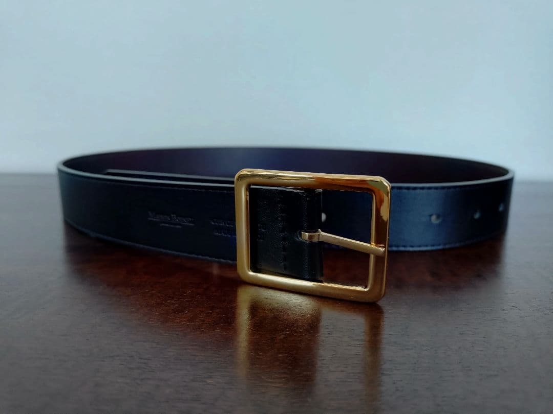 【美品】ドゥーズィエムクラス メゾンボワネ レザーベルト