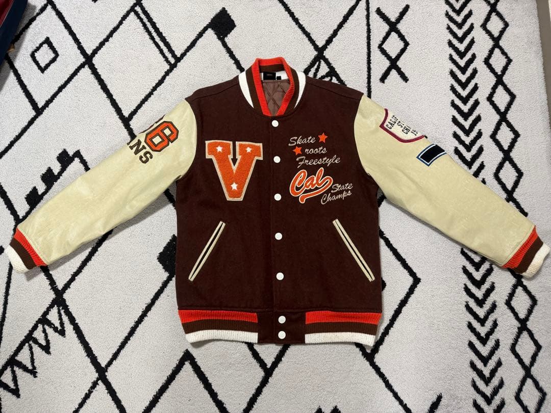 ウェア Vans old school Leather jacket