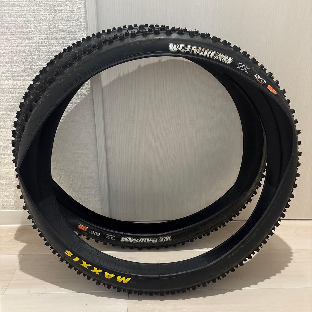 MAXXIS WETSCREAM 27.5X2.50 タイヤ2個セット