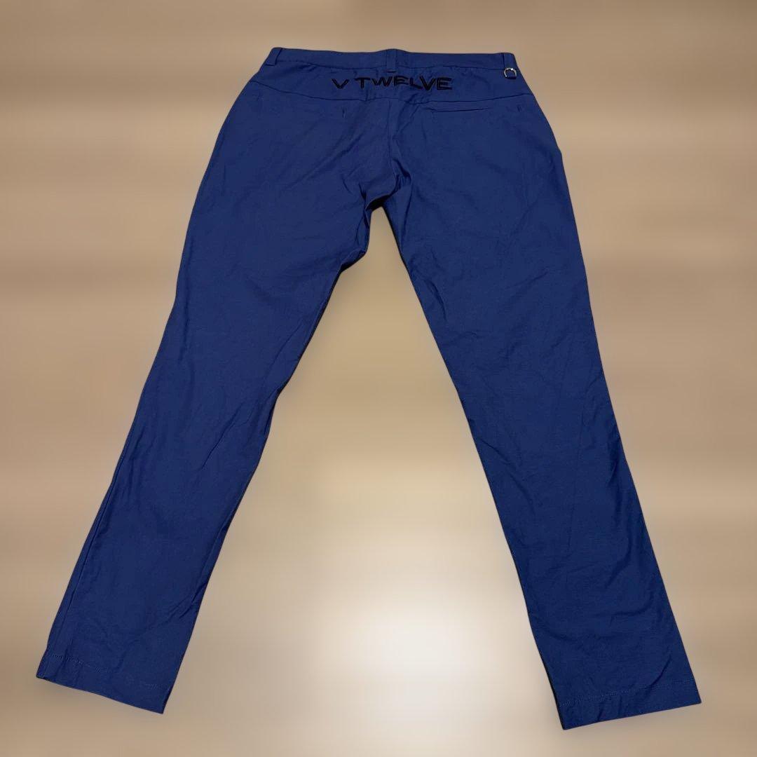 V TWELVE ネイビー ストレートパンツ