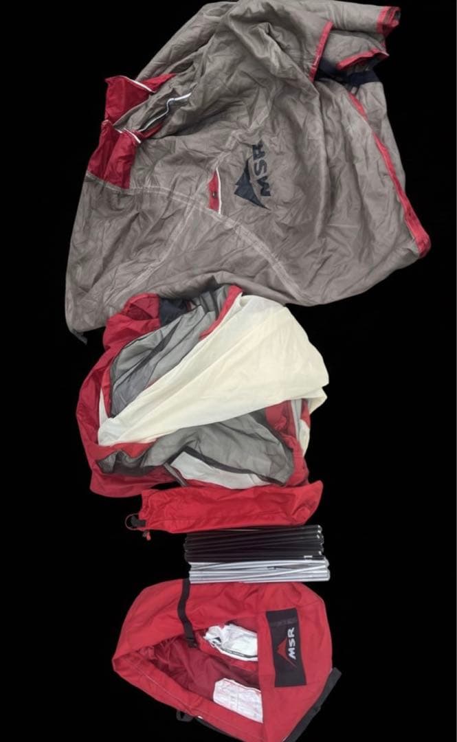 【希少】MSR Fusion 2 Tent フュージョン2 テントブラックボトム