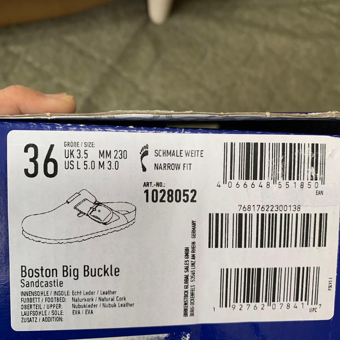 ビルケンシュトック　ボストン　ビックバックル　36