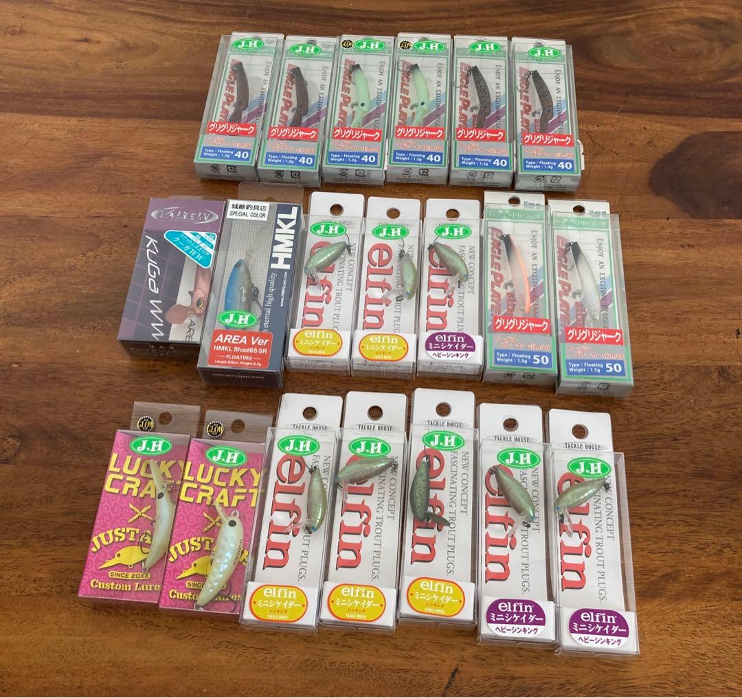 【定価5万超】城峰 オリカラ トラウトルアー まとめ売り ライン・スプーン等多数