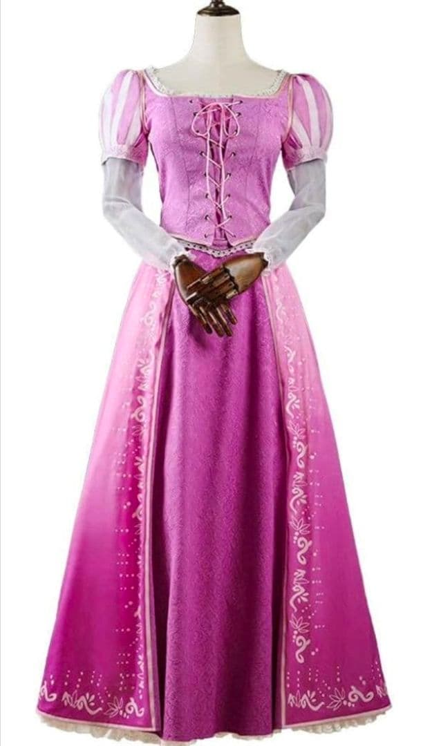 ラプンツェルコスプレ(ライト付きウィグ)セット