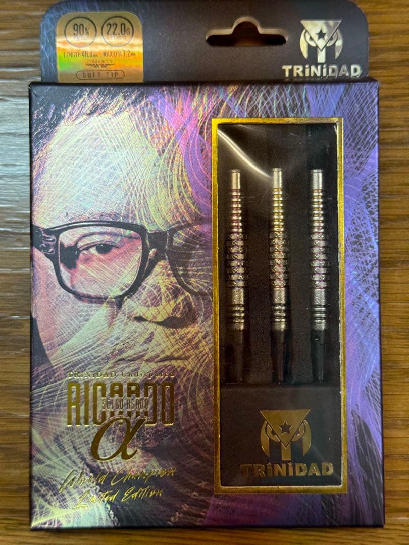 リカルドα 浅田斉吾 限定版 TRINIDAD トリニダード ダーツ 2BA