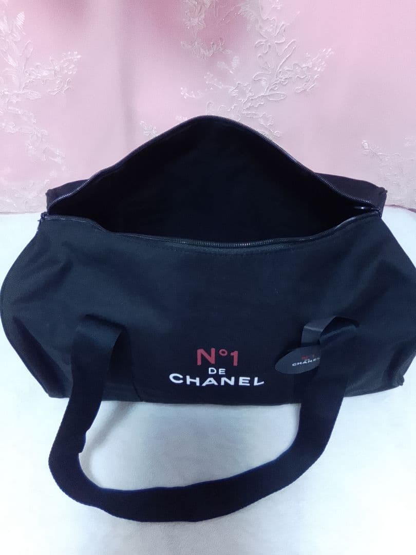 CHANEL ノベルティ N°1 DE CHANEL 黒 ボストンバッグ
