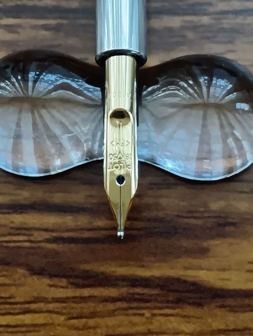 パイロット 万年筆 キャップレス ペン先18K FM