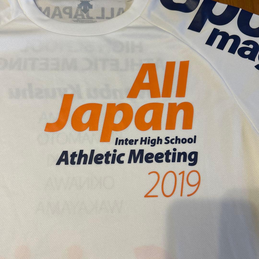 デサント　インターハイ　国体　シャツ　バレーボール　Lサイズ