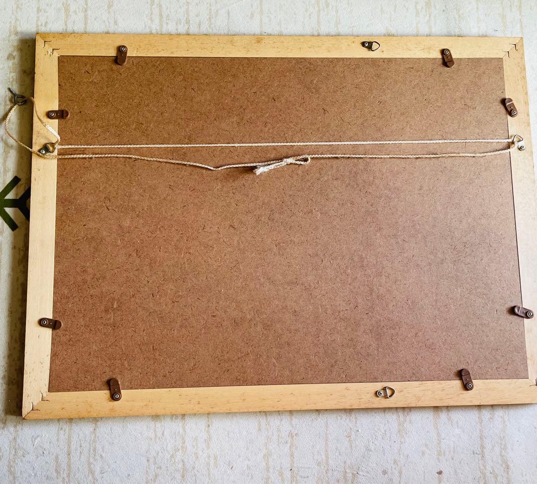 水彩画 農村風景 S. Naichi