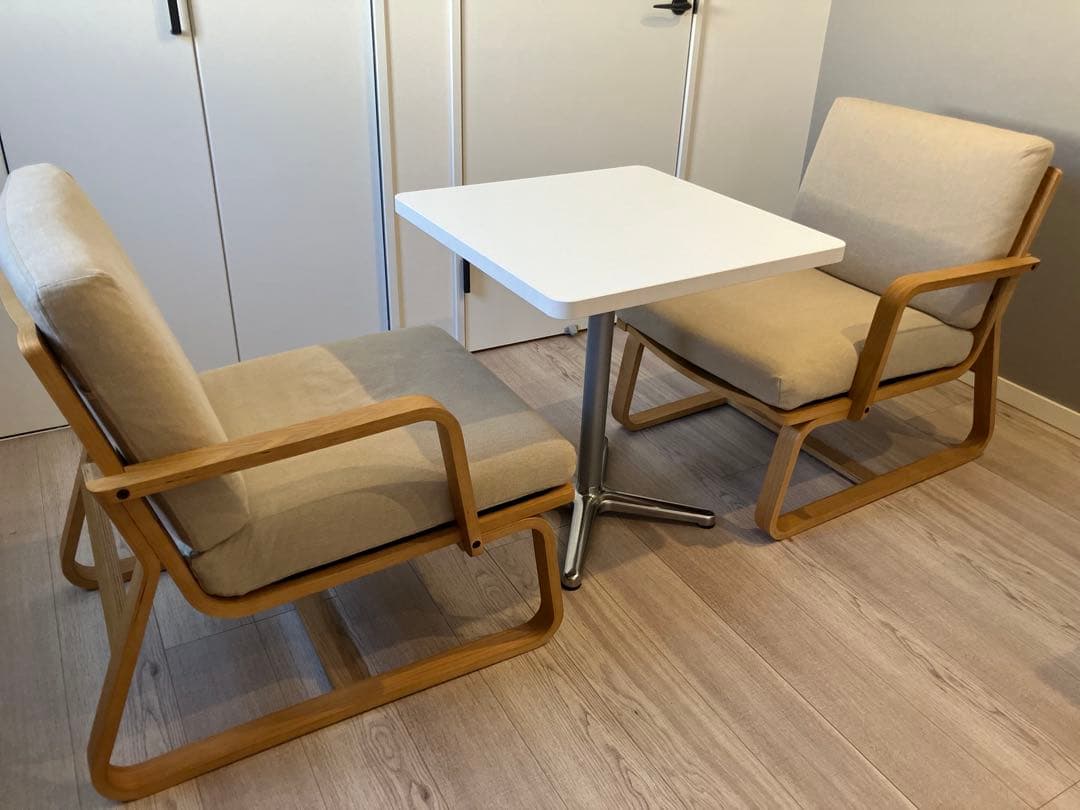 【みい】無印良品 リビングでもダイニングでもつかえるソファチェア