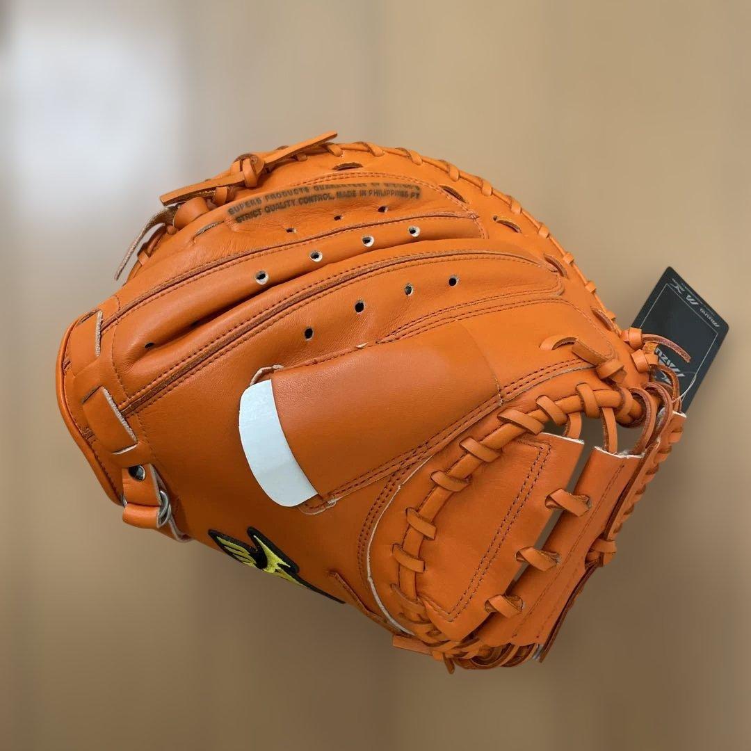 ミズノ　軟式用グラブ　捕手用　ワールドウィン