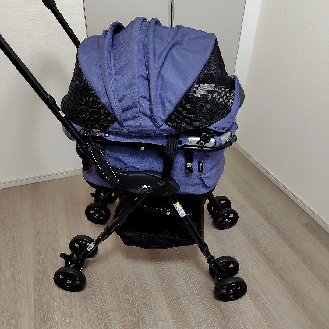 【コムペット公認】compet ミリミリEG |ペットカート　ネイビーブルー