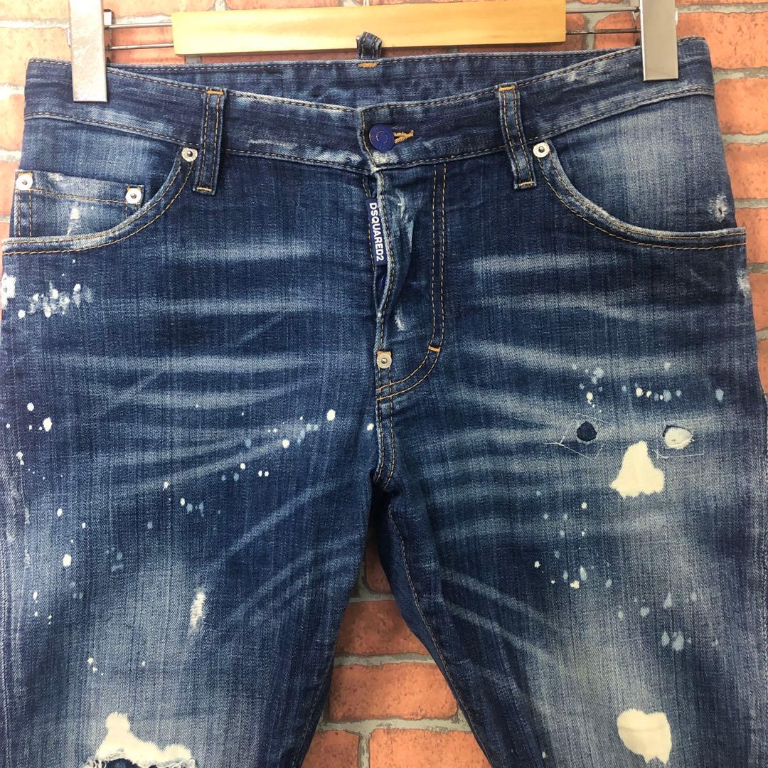 日本限定DSQUARED2チロマニア　 SEXY TWIST ブルー青44