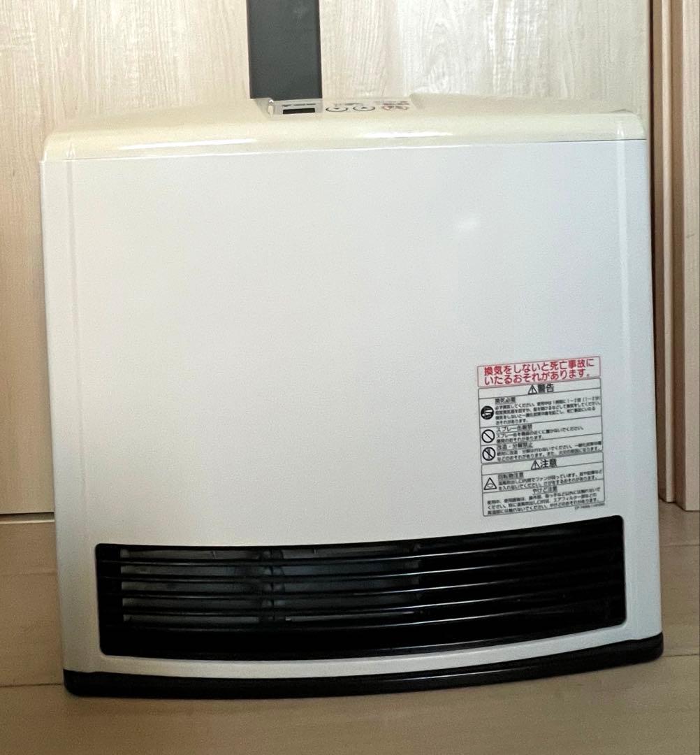 試運転のみ　RHC4112 ガスファンヒーター 都市ガス用　ガスホース付き