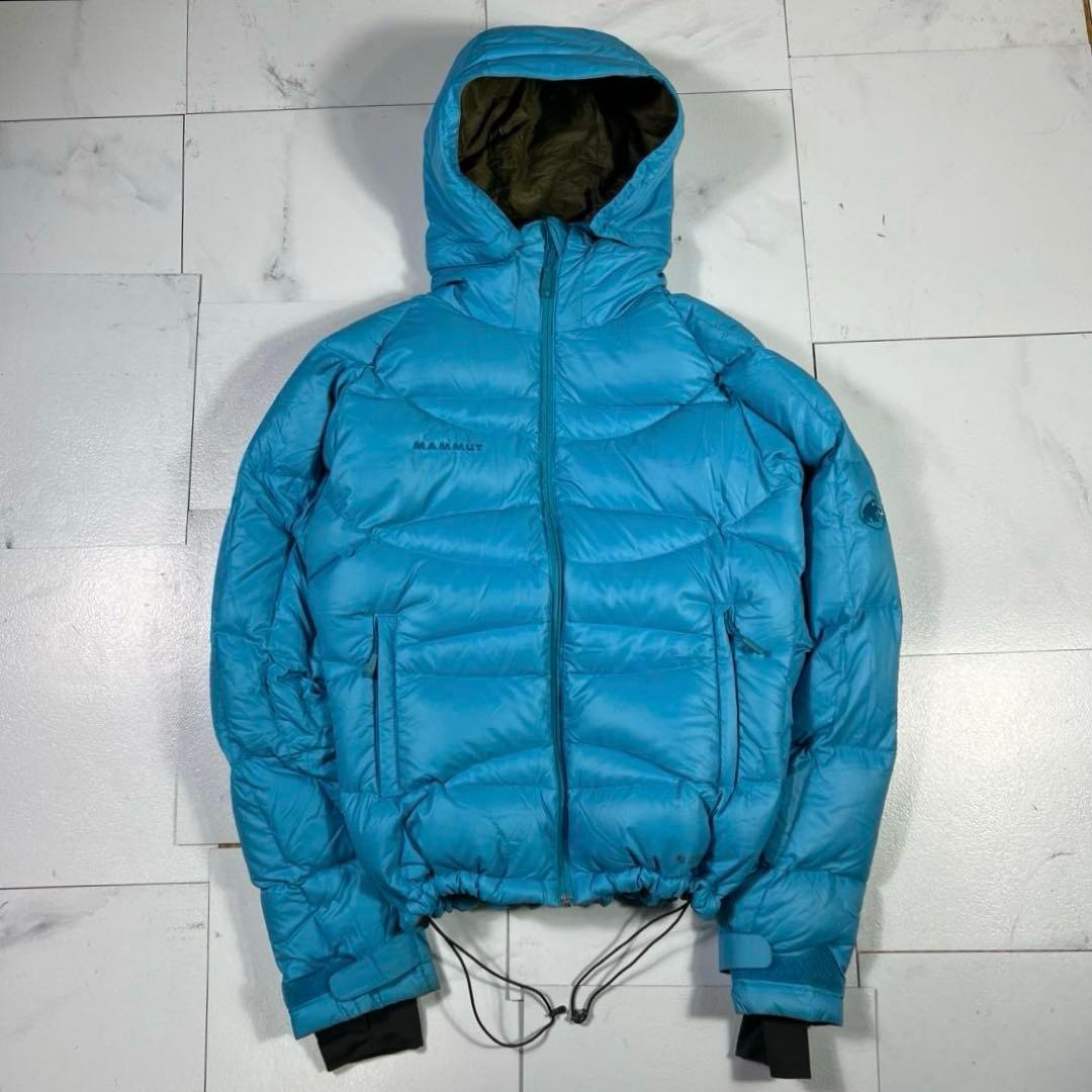 00s mammut 短丈 down puffer jacket y2k 水色