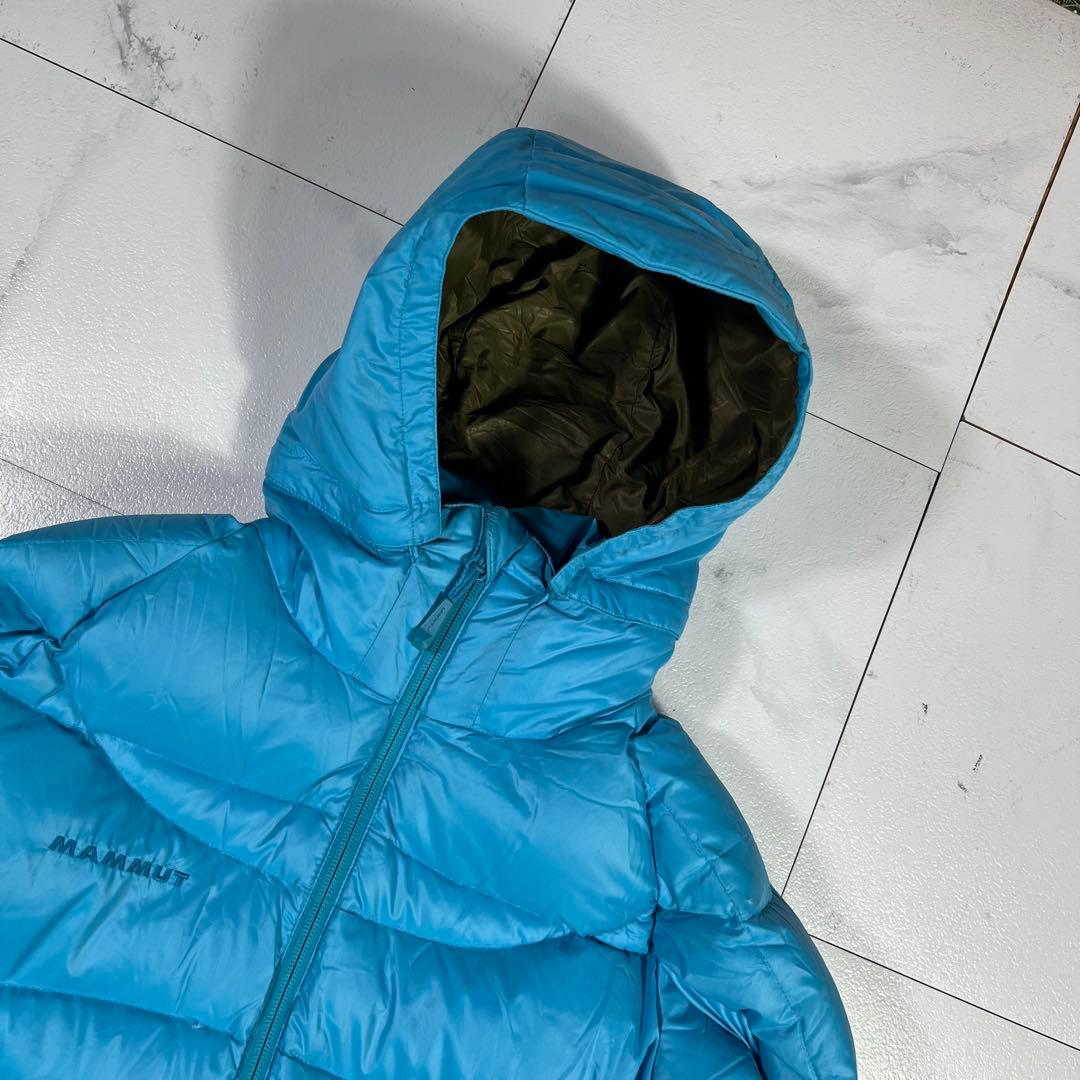 00s mammut 短丈 down puffer jacket y2k 水色