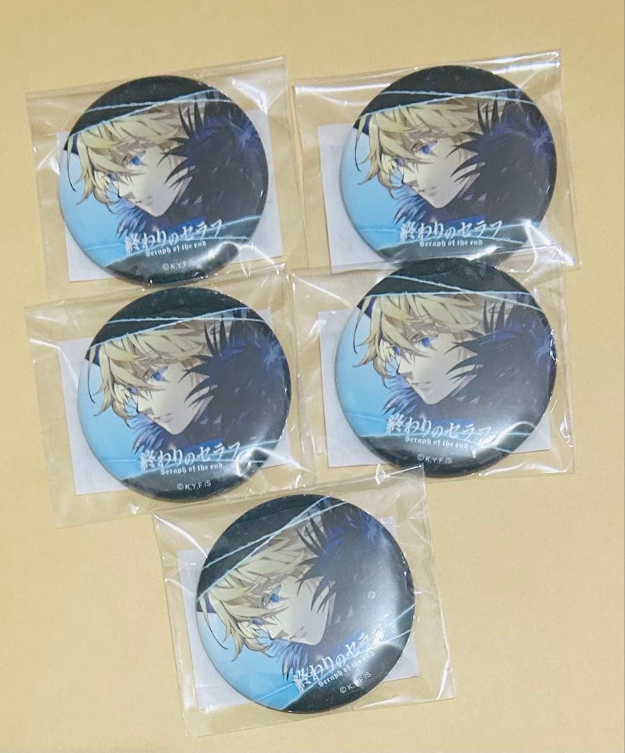 終わりのセラフ　くじタイム　百夜ミカエラ　缶バッジ