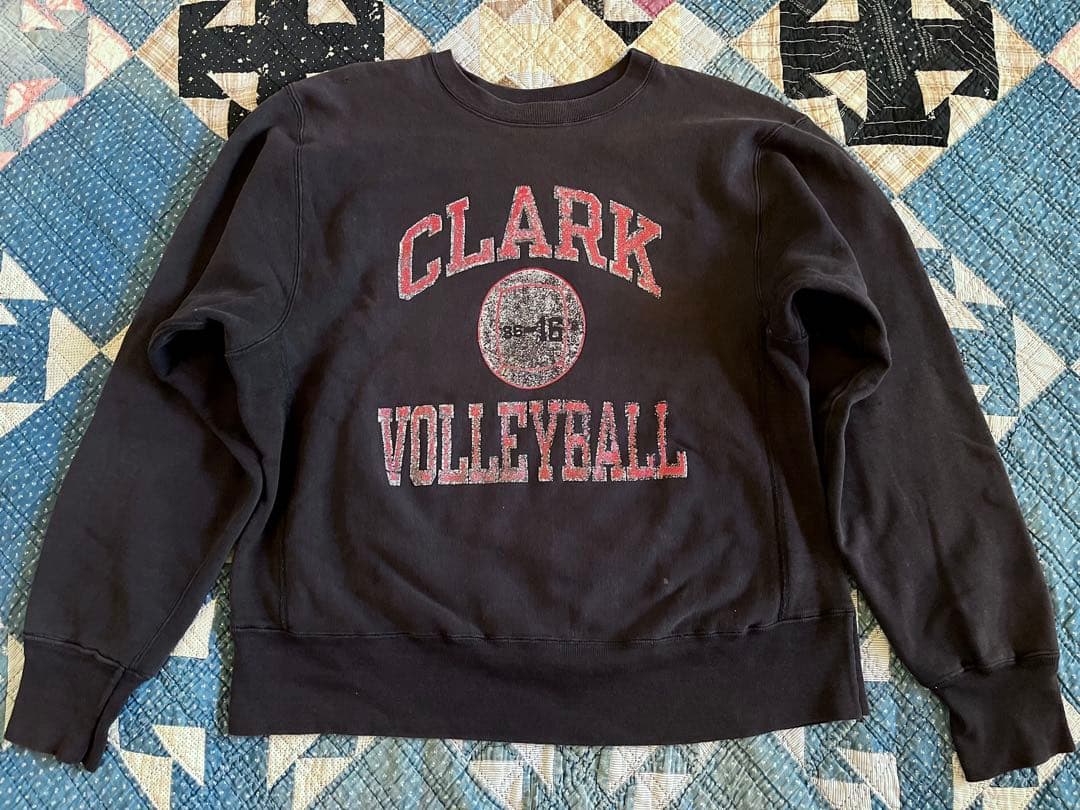 に*ま様 オリジナル80sビンテージリバースウィーブ激レアブラック⭐︎後付ツート