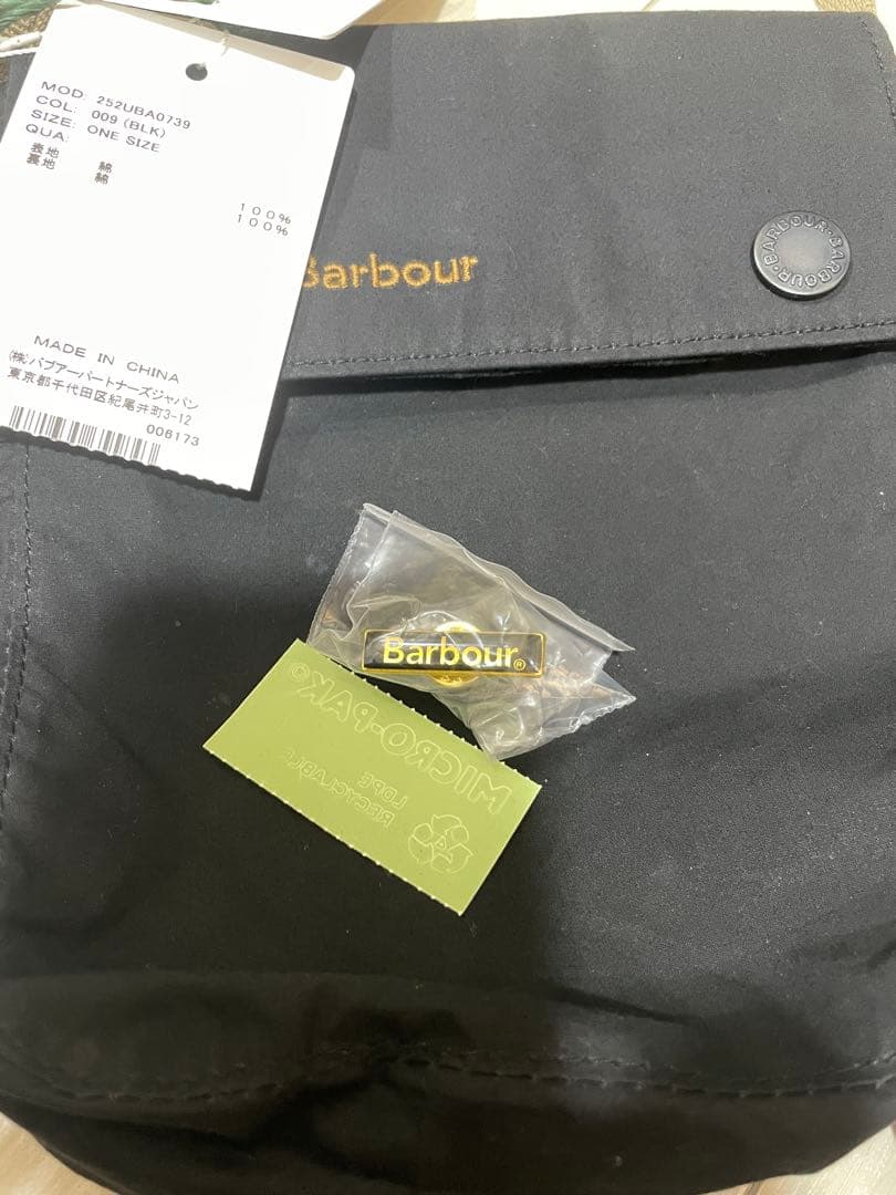 Barbour ショルダーバッグ　サコッシュ　トランスポートクロスバック