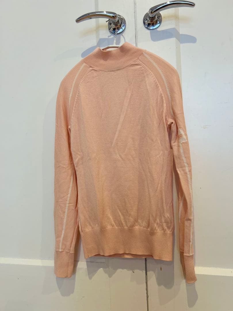 リンドバーグ上下ゴルフ2着セット　セーターとスカートピンクM上品可愛い暖かいお得