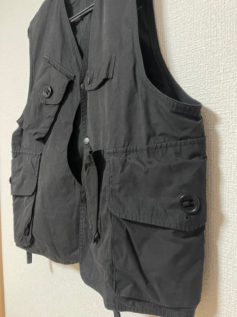 South2 West8 ブラック フィッシングベスト S