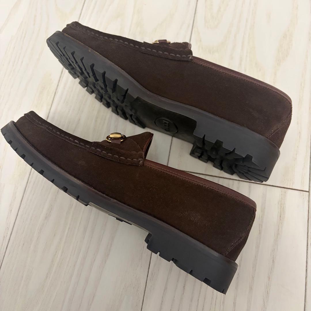 GUCCI グッチ ホースビットローファー　スウェード　23.5 6ハーフ