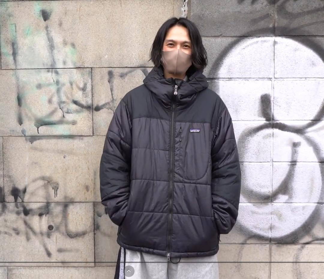 Patagonia パタゴニア ダスパーカー 2008年製 黒 ツギハギ