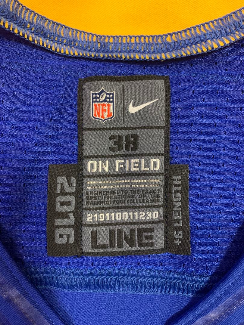 【サイン入】 ロサンゼルス・ラムズ オースティン選手 ユニフォーム 11番