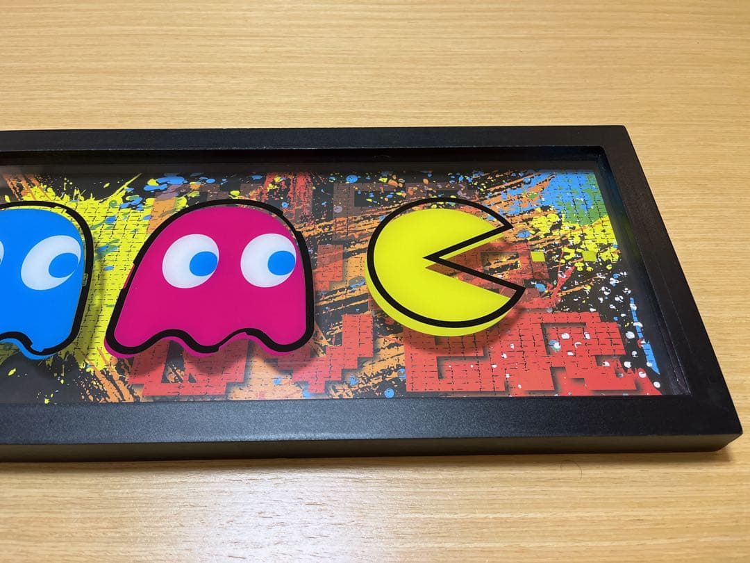 パックマン 90s ウォールアート ウォールデコ 壁掛けアート インテリア