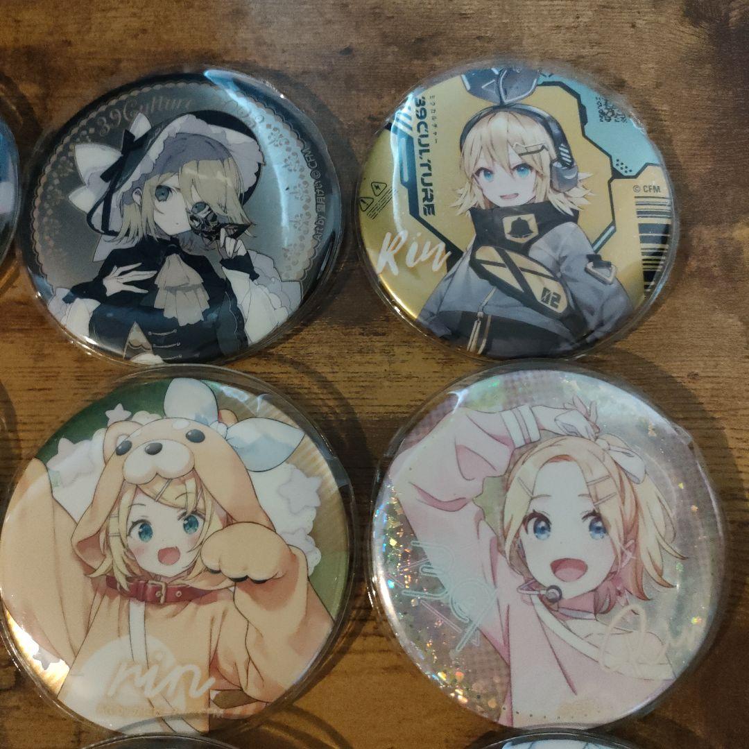 鏡音リン　39culture　缶バッジ