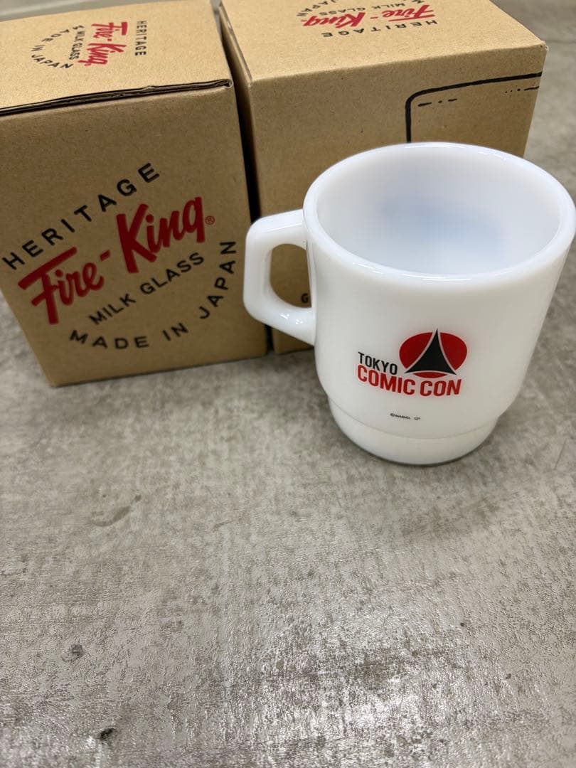 Fire-King マグカップ2025コミコン×STARK INDUSTRIES