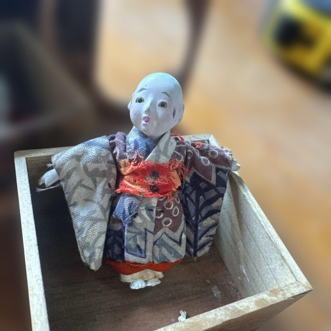 明治　江戸　市松人形　豆人形