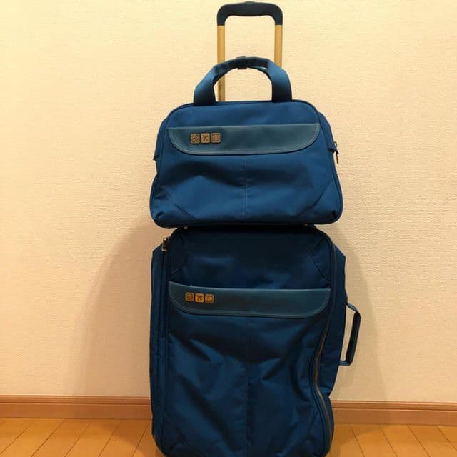 ネイビー キャリーケース ボストンバッグ セット
