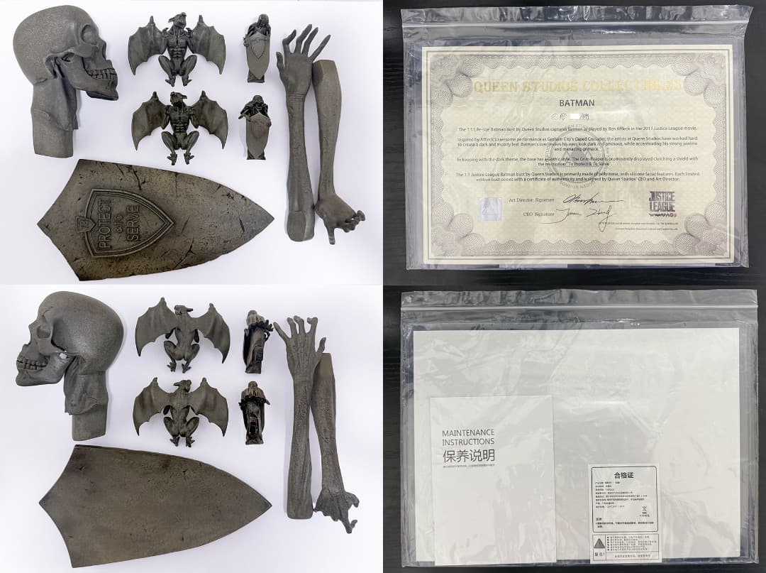 QUEEN STUDIOS バットマン ジャスティスリーグ ライフサイズバスト