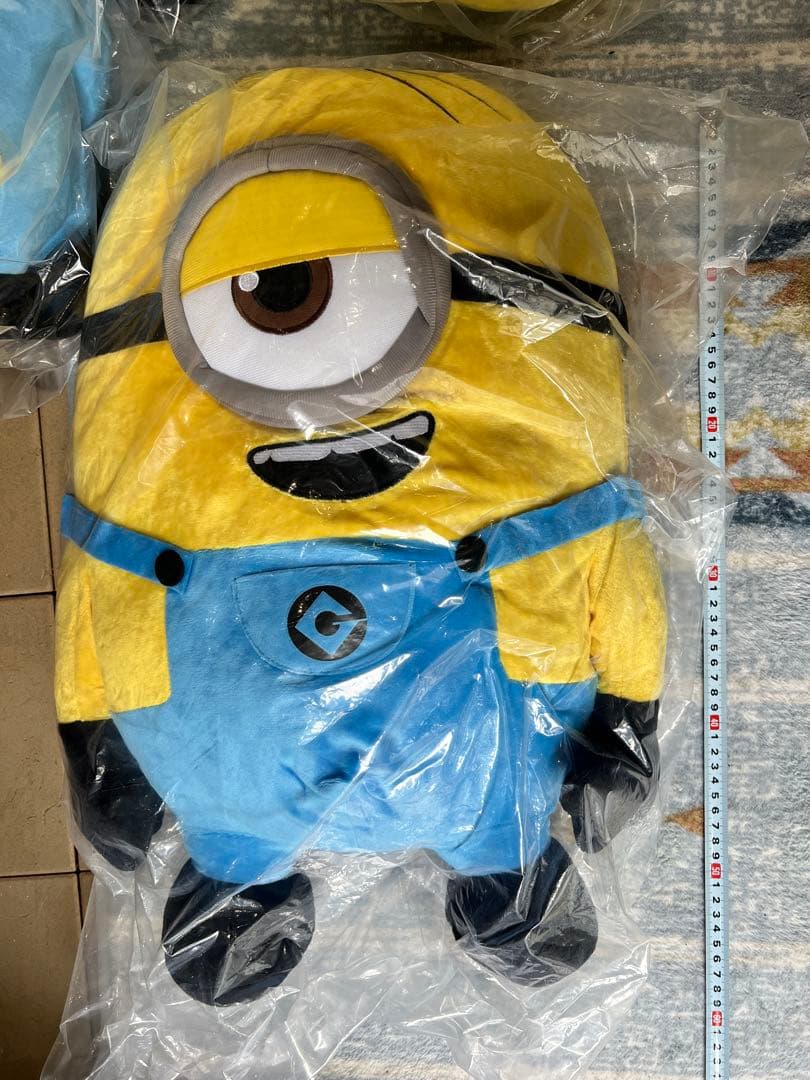 10個★ミニオンズ ミニオン 特大ビッグぬいぐるみ ボブ スチュアート60cm