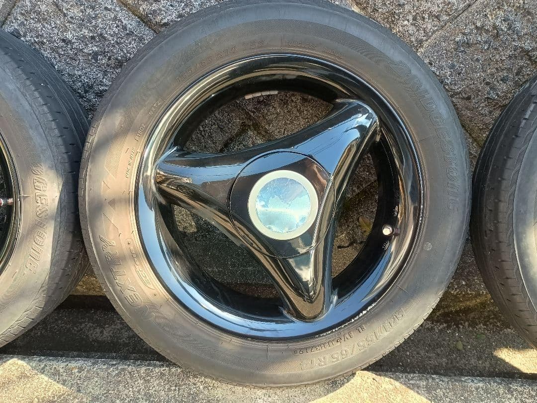 ②１４インチ　社外アルミホイール・タイヤセット　中古