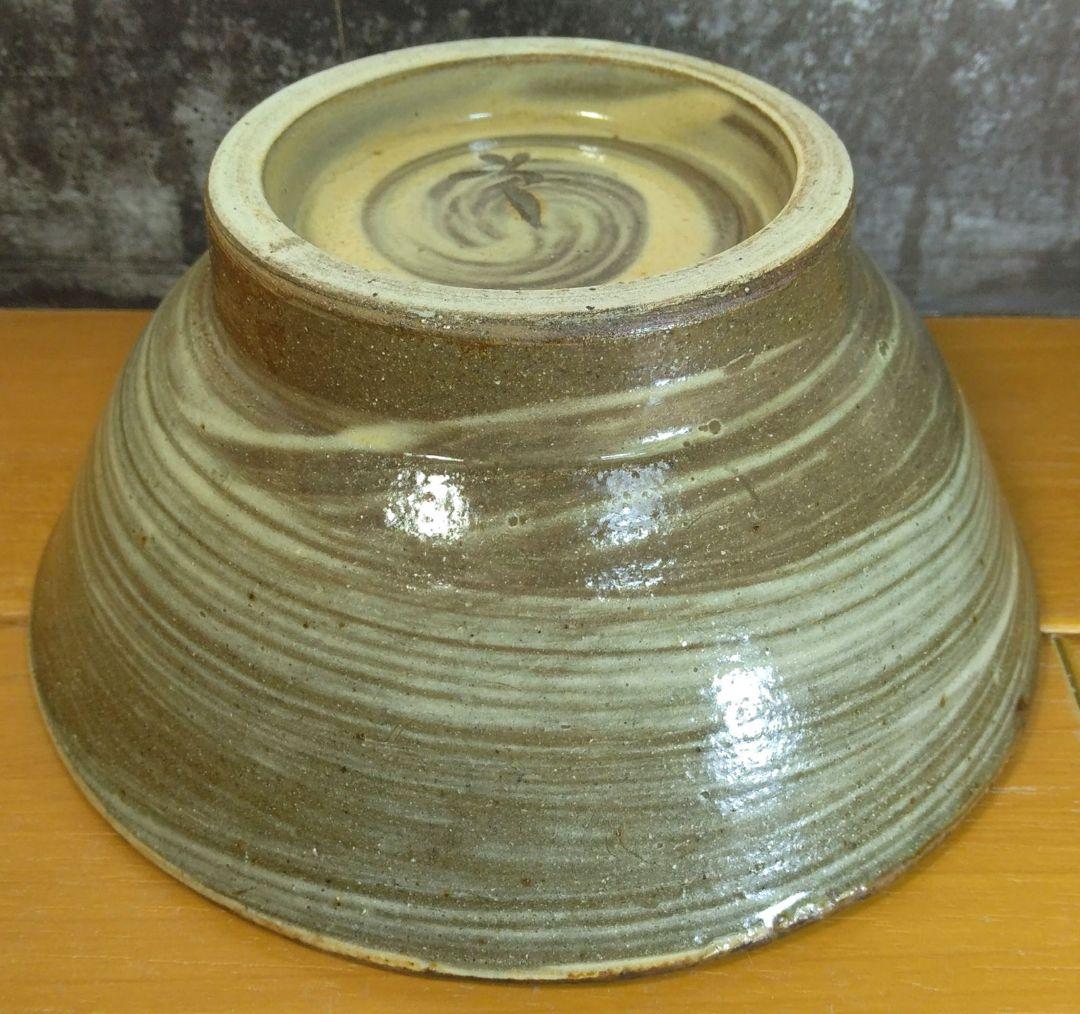 人間国宝 金城次郎 マカイ(魚紋茶碗) 栞 共箱(本人書付) 壷屋焼 やちむん