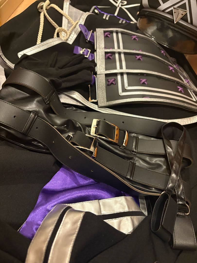 【値下げ】コストモ製　大慶直胤　戦闘服・靴　コスプレ　Sサイズ　刀剣乱舞