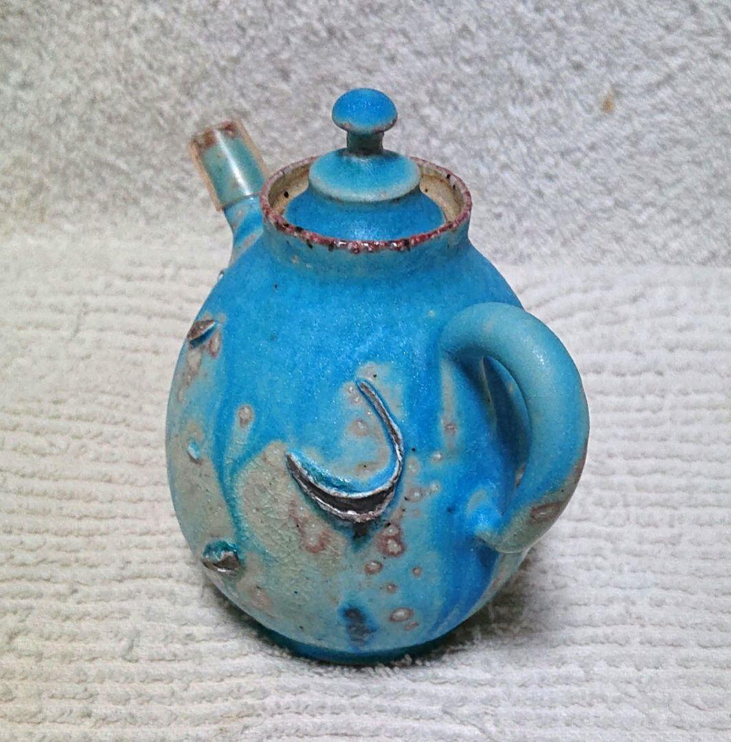 常滑山田想作急須 木箱付きA471